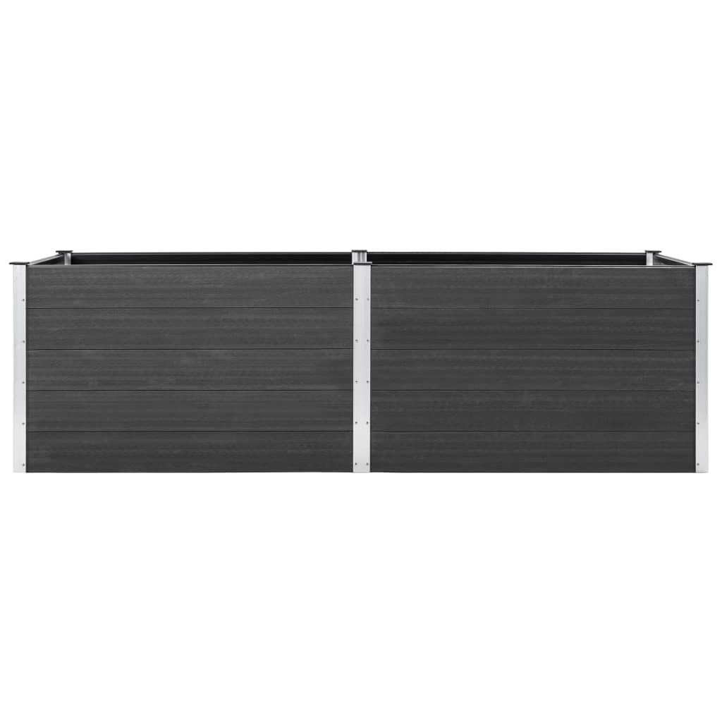 Vidaxl Planter surélevé 200x50x91 cm HKC Gray