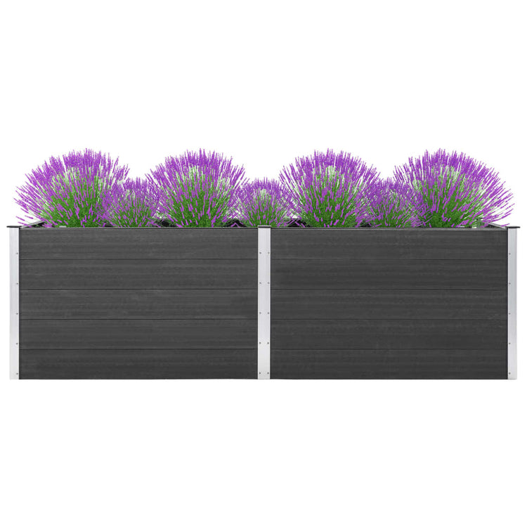 Vidaxl Planter surélevé 200x50x91 cm HKC Gray