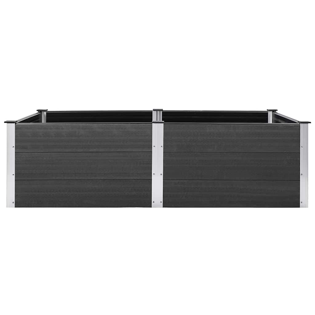 Vidaxl Planter surélevé 200x100x54 cm HKC Gray