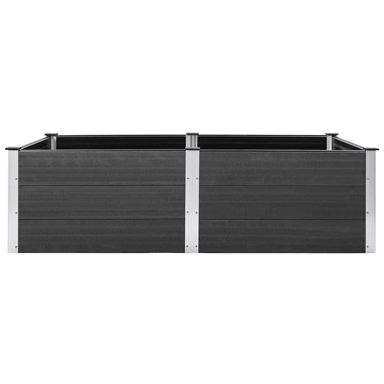 Vidaxl Planter surélevé 200x100x54 cm HKC Gray