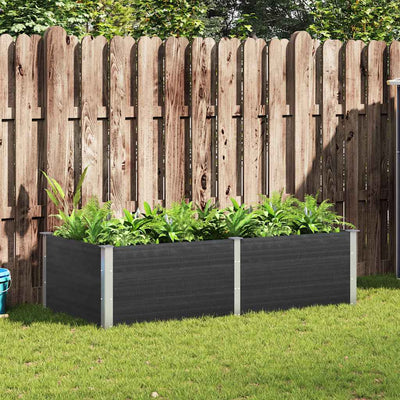 Vidaxl Planter surélevé 200x100x54 cm HKC Gray