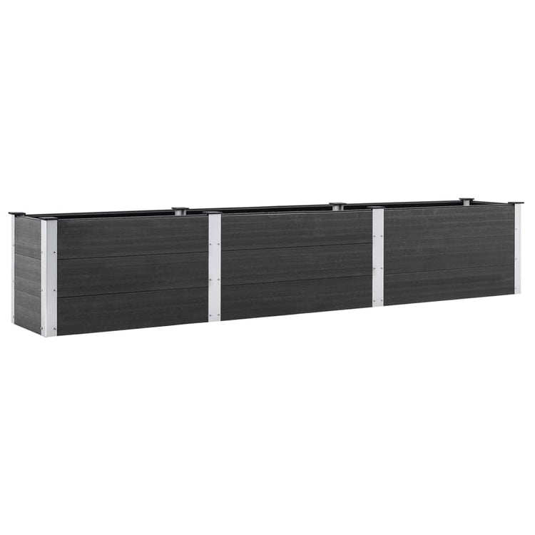 Vidaxl Planter surélevé 300x50x54 cm HKC Gray