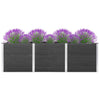Vidaxl Planter surélevé 300x50x91 cm HKC Gray