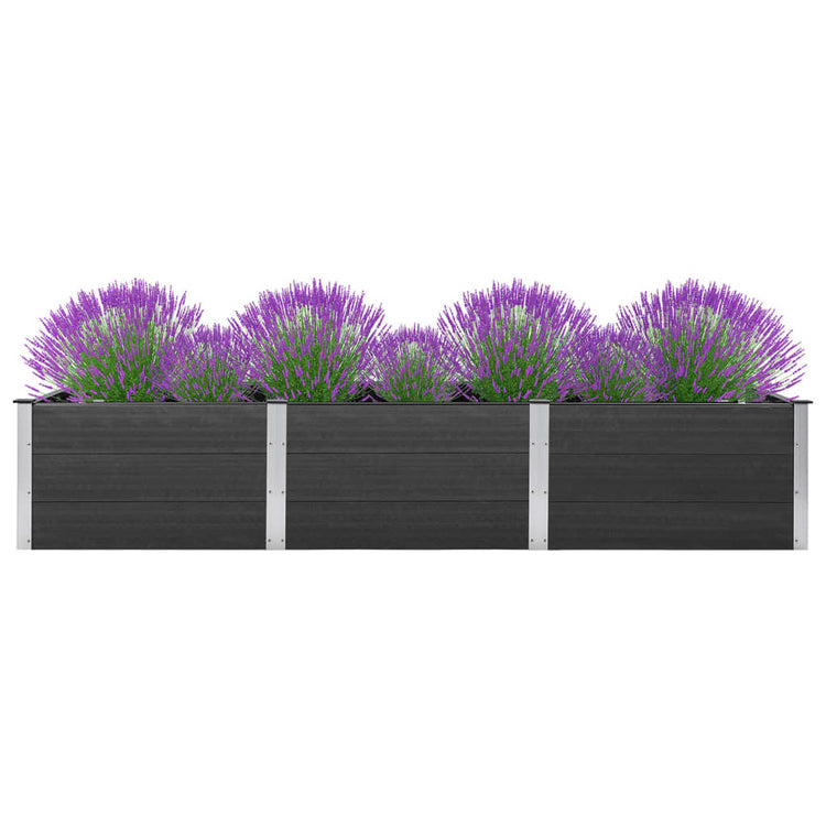 Vidaxl Planning Box Souget 300x100x54 cm HKC Gray