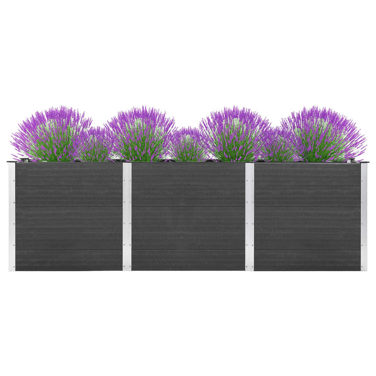 Vidaxl Planning Box Souget 300x100x91 cm HKC Gray