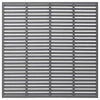Vidaxl Lamellenhek 180x180 cm hkc gris
