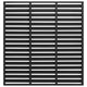 Panneau de clôture Vidaxl 180x180 cm HKC Black