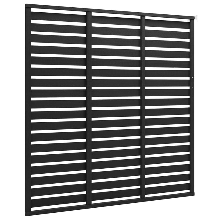 Panneau de clôture Vidaxl 180x180 cm HKC Black