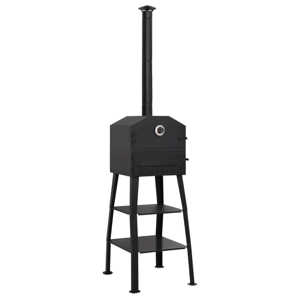 Vidaxl Pizza Four Charcoal avec 2 phoques de feu