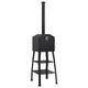 Vidaxl Pizza Four Charcoal avec 2 phoques de feu