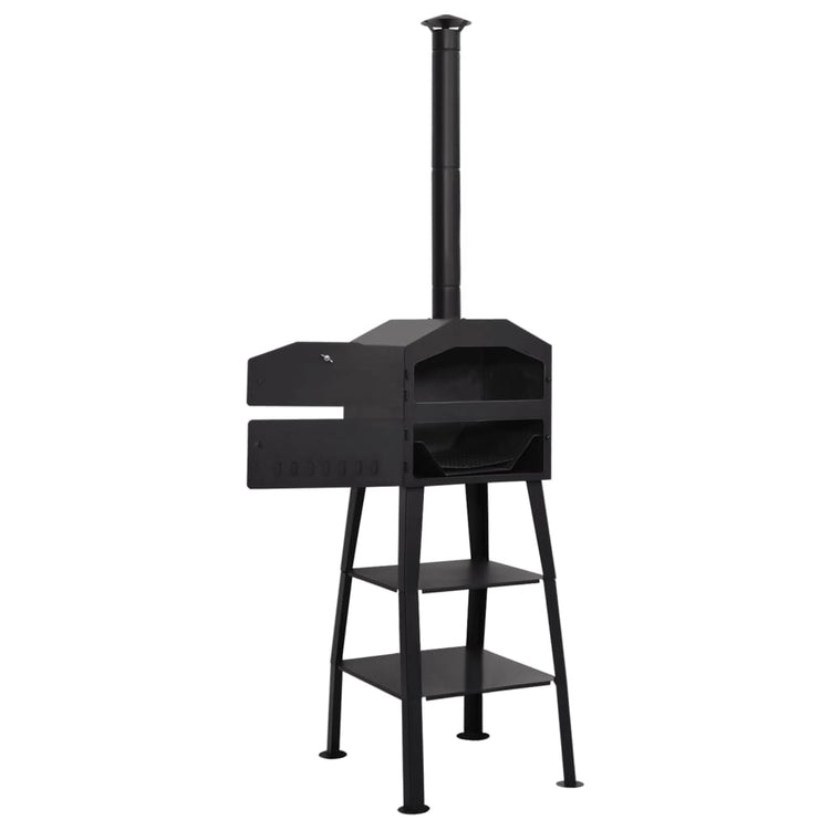 Vidaxl Pizza Four Charcoal avec 2 phoques de feu