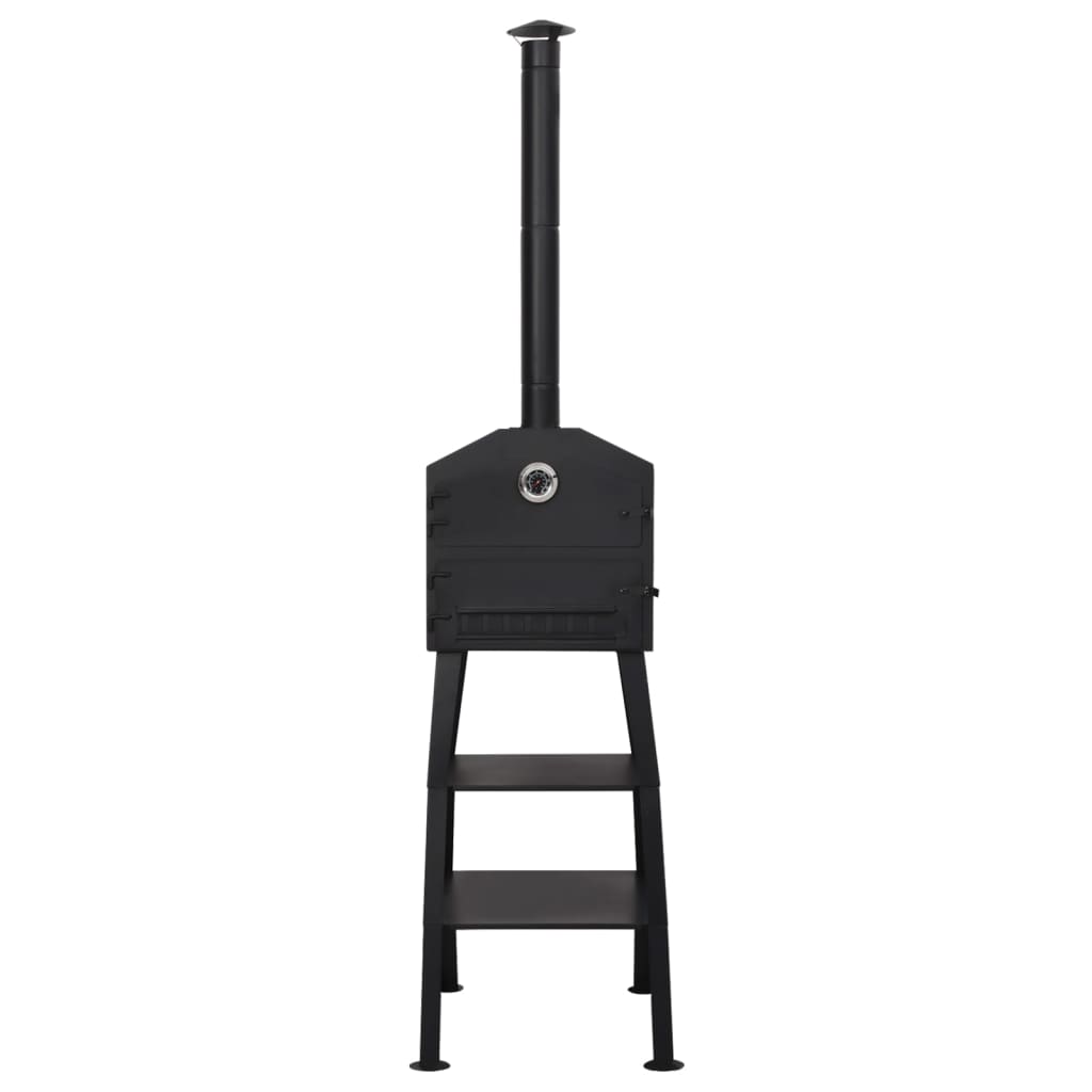 Vidaxl Pizza Four Charcoal avec 2 phoques de feu