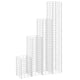 Vidaxl schanskorf jarders 4 st 30x30x50 100 150 200 cm fer