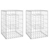 Vidaxl Schans Panet des poteaux 2 PCS 40x40x60 cm fer