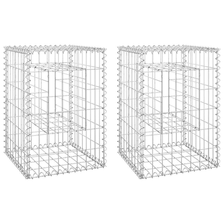 Vidaxl Schans Panet des poteaux 2 PCS 40x40x60 cm fer