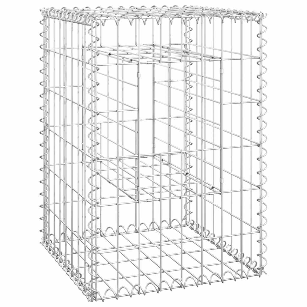 Vidaxl Schans Panet des poteaux 2 PCS 40x40x60 cm fer