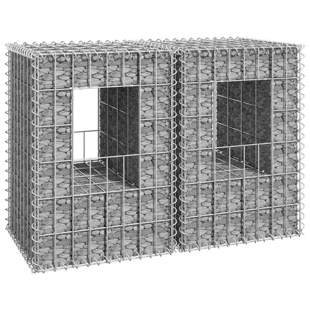 Vidaxl Schans Panet des poteaux 2 PCS 40x40x60 cm fer