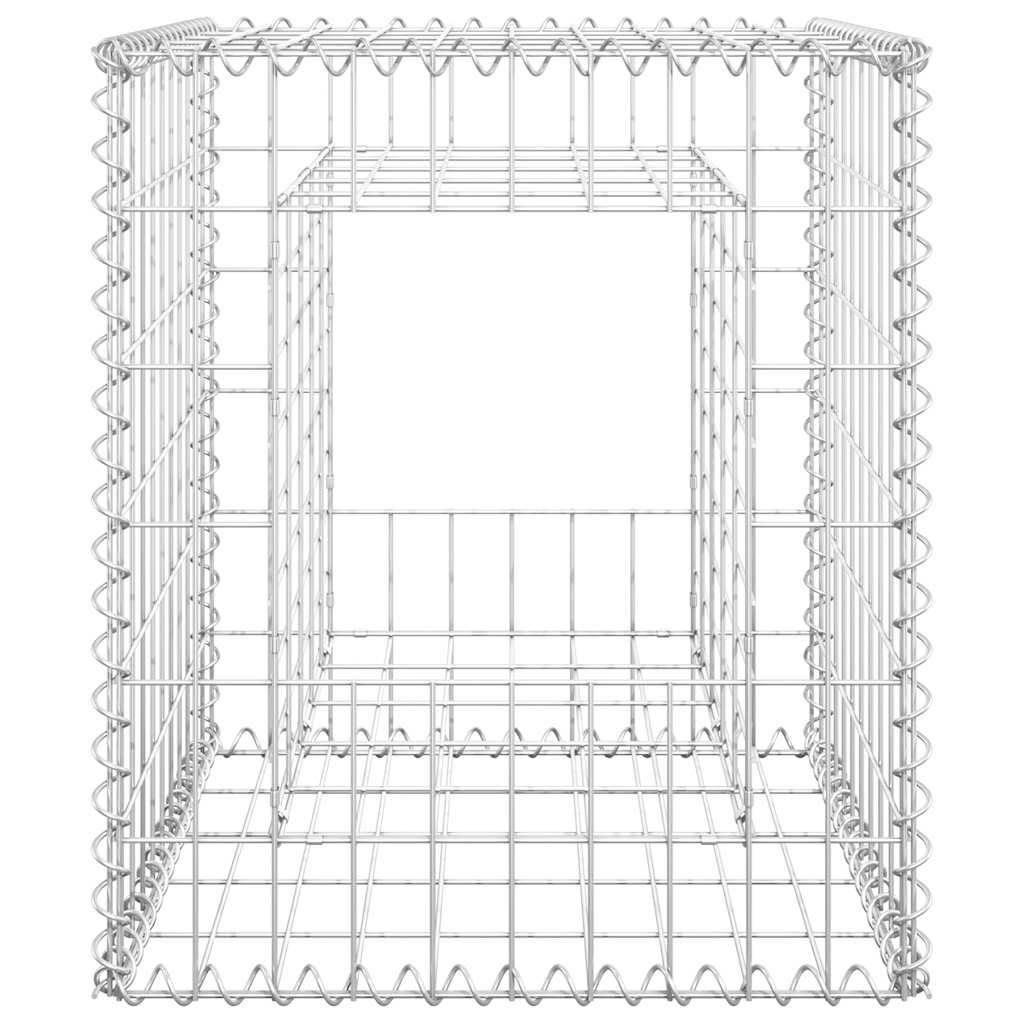 Vidaxl schanskorf paal 50x50x60 cm fer