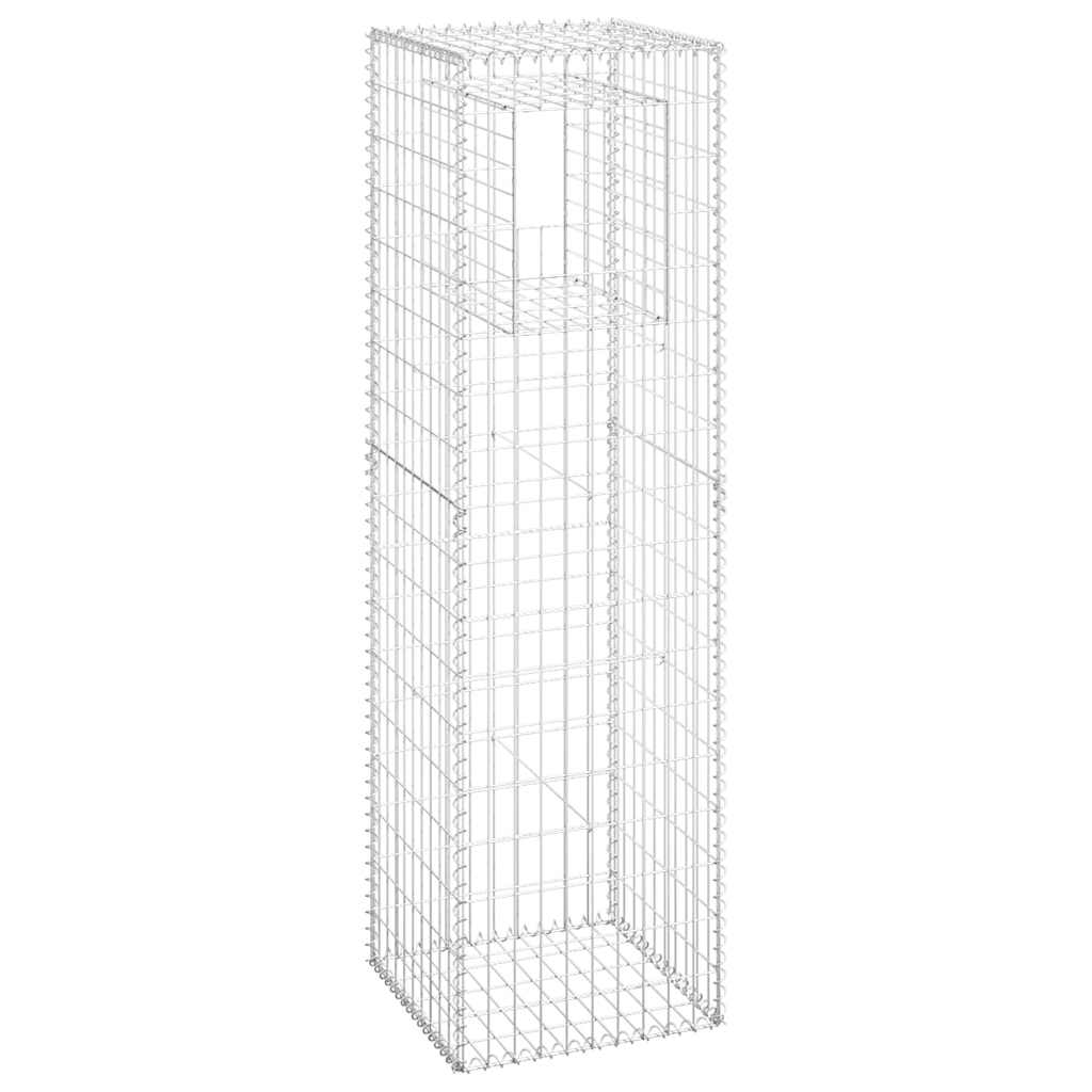 Vidaxl Schanskorf Publies 2 PCS 50x50x180 cm fer