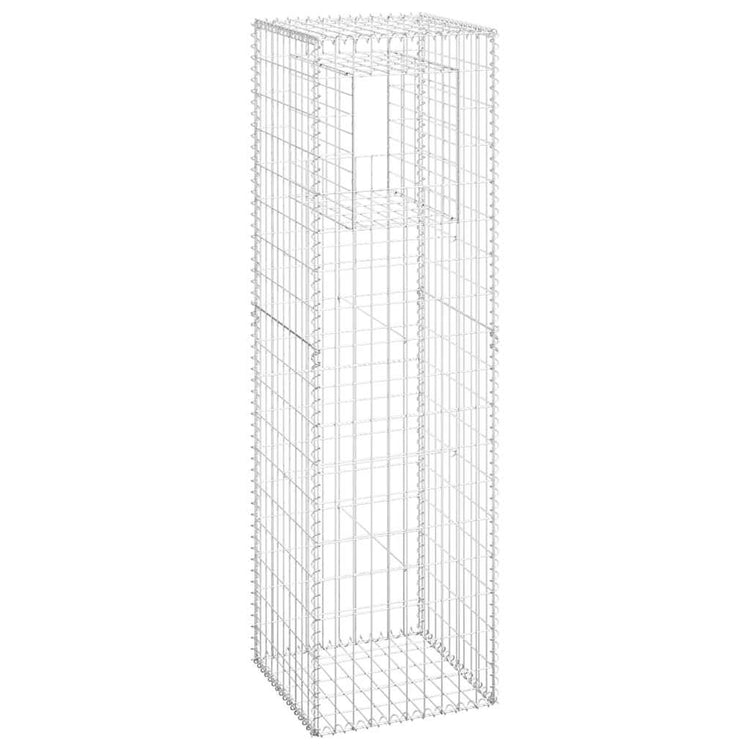 Vidaxl Schanskorf Publies 2 PCS 50x50x180 cm fer