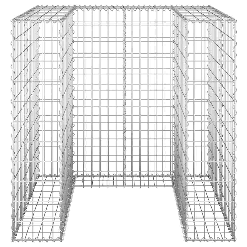 Vidaxl Schanskorf pour le conteneur 110x100x110 cm en acier galvanisé
