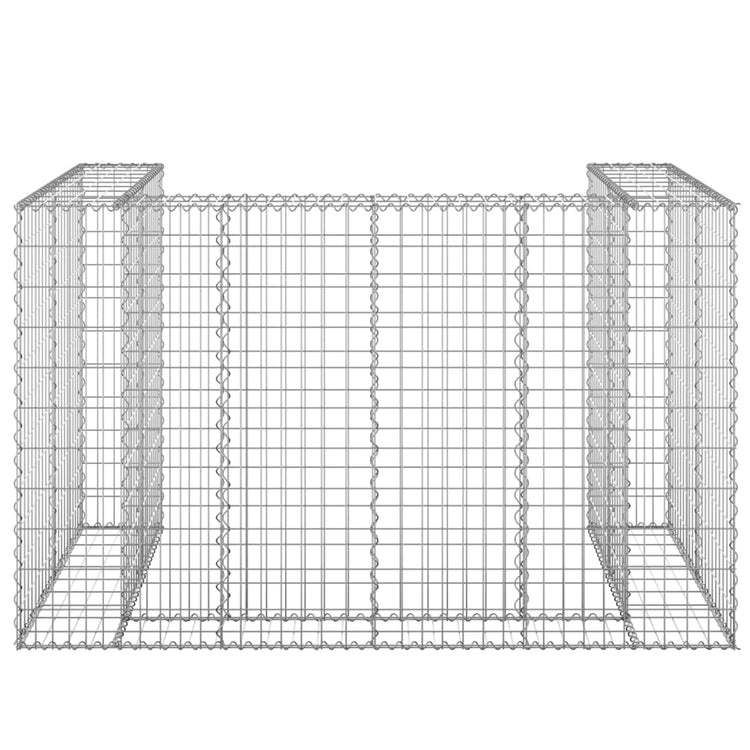 Vidaxl Schanskorf pour les conteneurs 180x100x110 cm en acier galvanisé