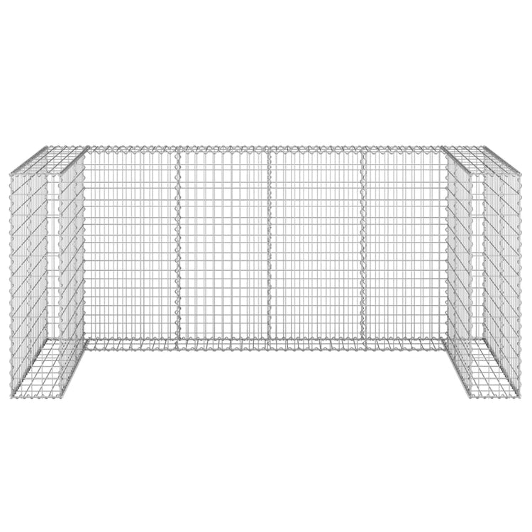 Vidaxl schanskorf pour les conteneurs 254x100x110 cm en acier galvanisé