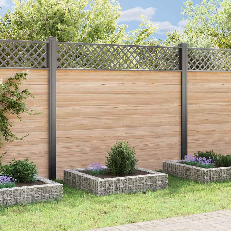 Vidaxl Gabion Planter surélevé 100x100x20 cm en acier galvanisé