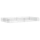Vidaxl Gabion Planter surélevé 200x100x20 cm en acier galvanisé