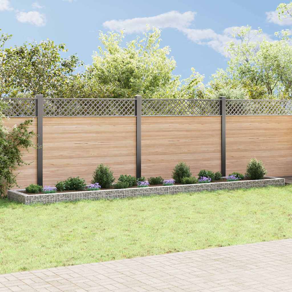 Vidaxl Gabion Planter surélevé 600x100x20 cm en acier galvanisé