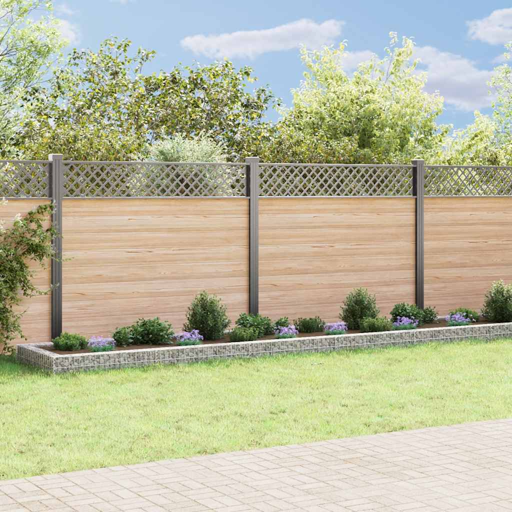 Vidaxl Gabion Planter surélevé 800x100x20 cm en acier galvanisé
