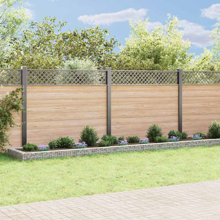 Vidaxl Gabion Planter surélevé 800x100x20 cm en acier galvanisé