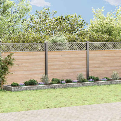 Vidaxl Gabion Planter insensible 1000x100x20 cm en acier galvanisé