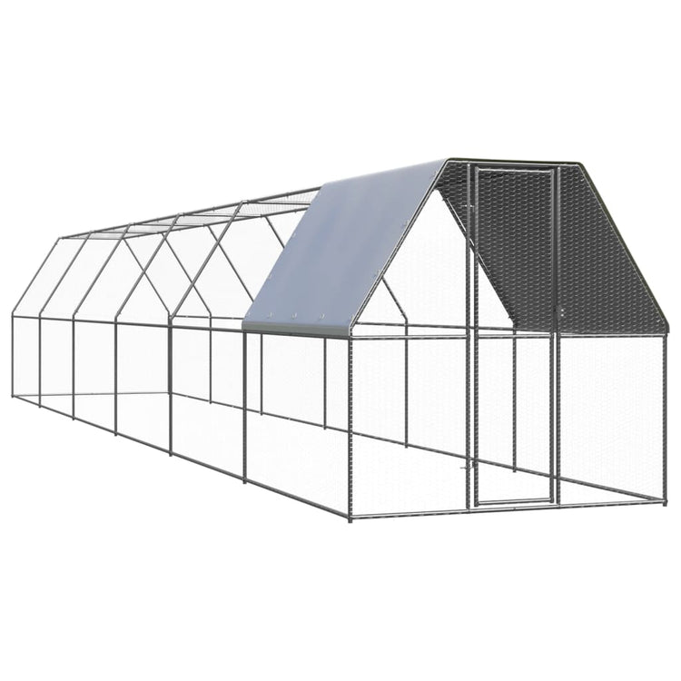 Vidaxl Chicken Coop 2x12x2 M
