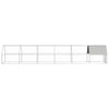 Vidaxl Chicken Coop 2x12x2 M