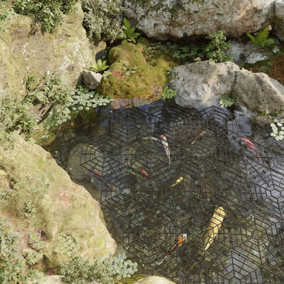 Vidaxl Pond Protecteurs 40 ST Polypropène noir
