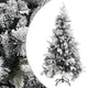 Vidaxl Christmas Tree avec des cornes de pin et neige de 225 cm en PVC et PE