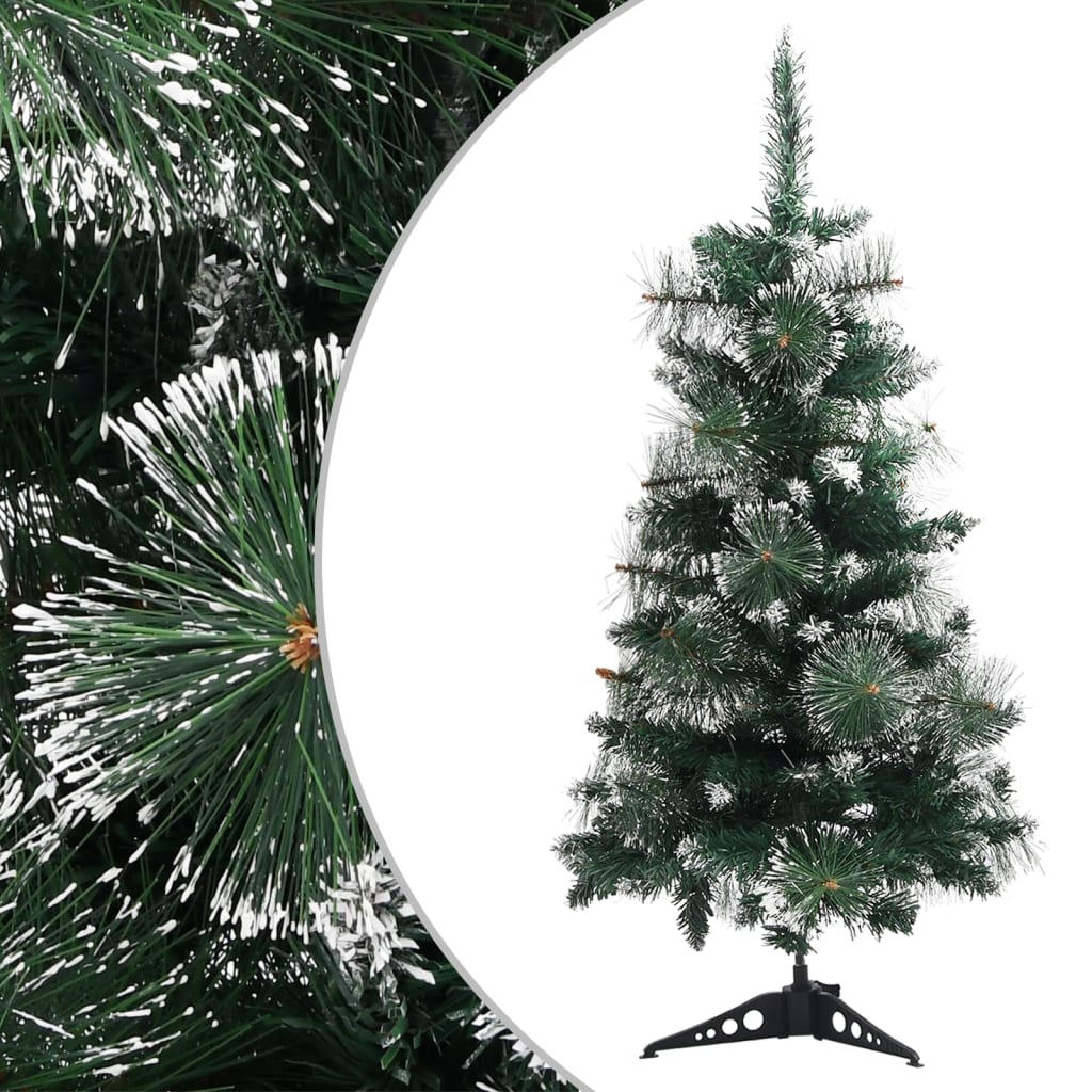 Vidaxl kunstkerstboom avec 90 cm standard vert et blanc
