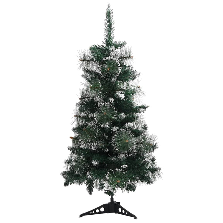 Vidaxl kunstkerstboom avec 90 cm standard vert et blanc