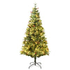Vidaxl Christmas Tree avec des cônes LED et en pin 195 cm en PVC et Green PE
