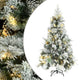 Vidaxl Christmas Tree avec des cônes LED et de pin et neige 195 cm en PVC et PE