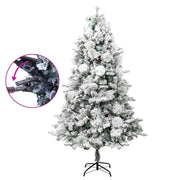 Vidaxl Christmas Tree avec des cônes LED et de pin et neige 195 cm en PVC et PE - afbeelding 3