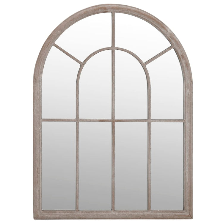 Vidaxl Garden Mirror 60x45 cm Sable de fer -colore