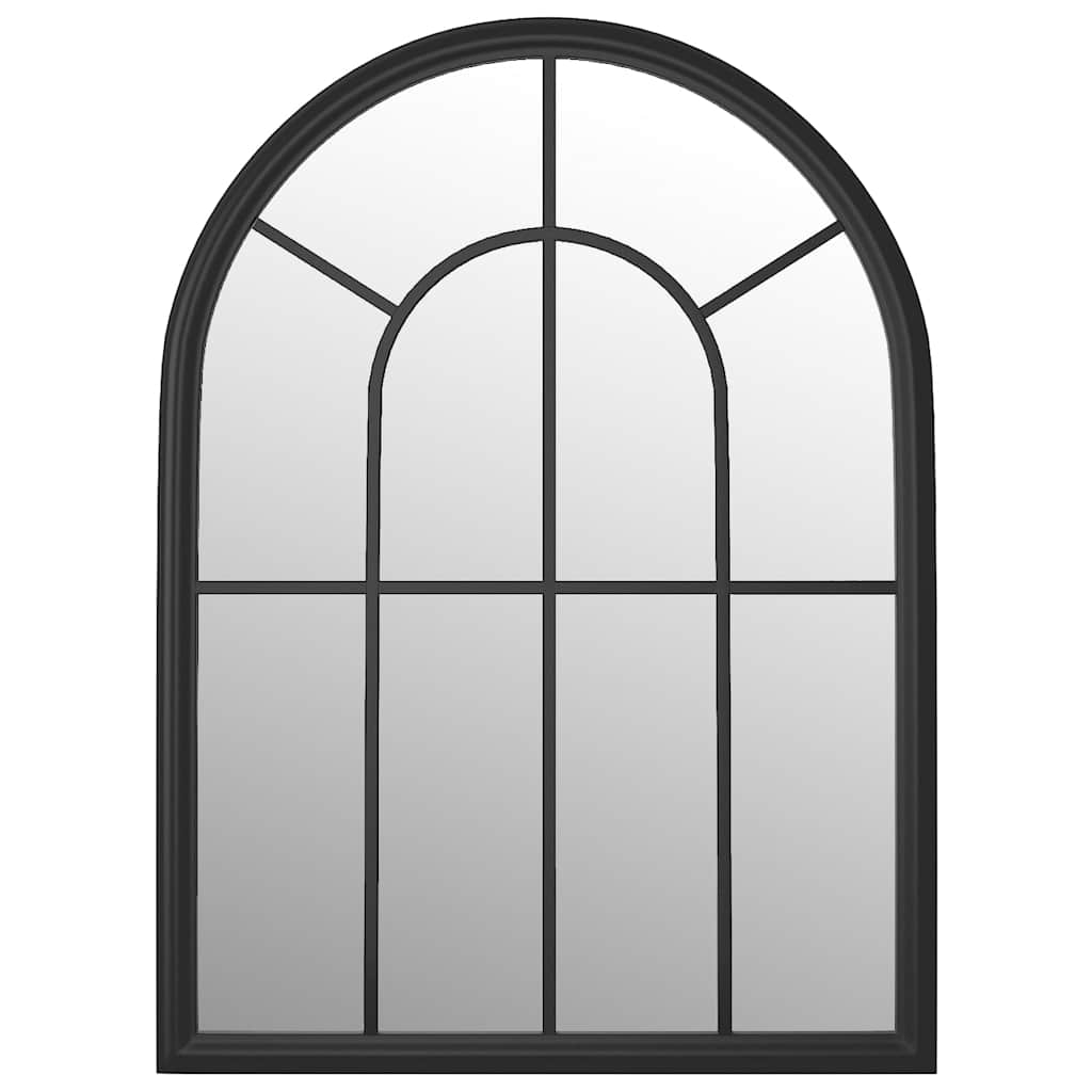 Vidaxl Garden Mirror 60x45 cm de fer noir