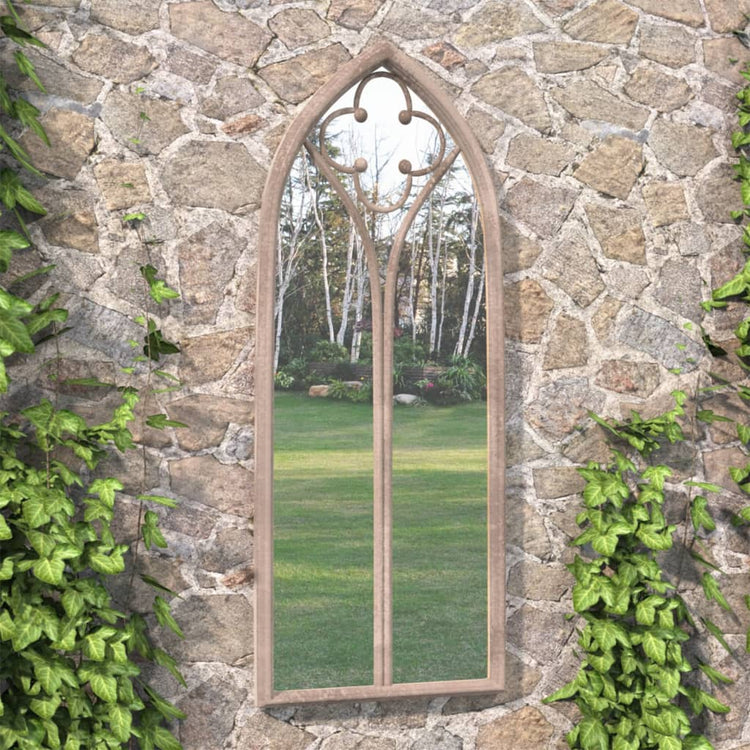 Vidaxl Garden Mirror 100x45 cm de sable de fer -colore