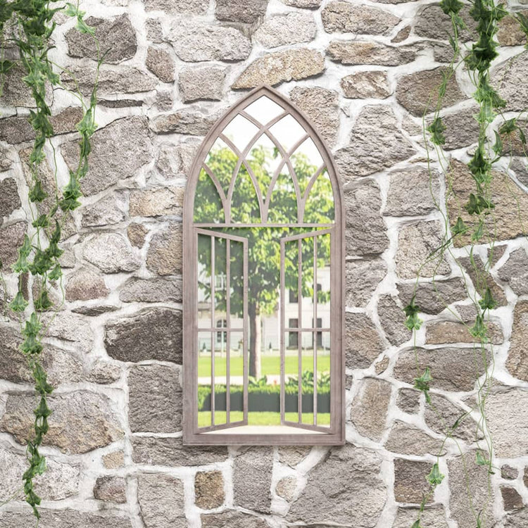 Vidaxl Garden Mirror 100x45 cm de sable de fer -colore