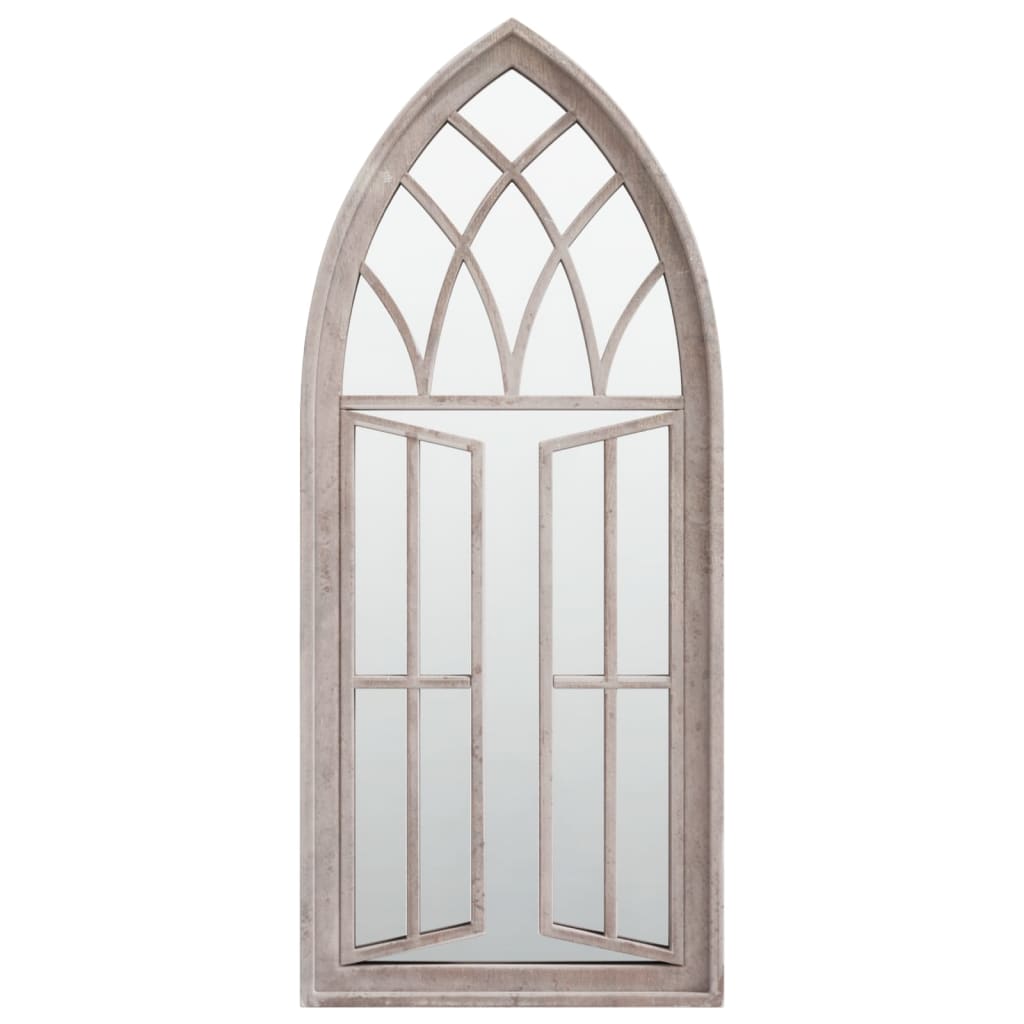 Vidaxl Garden Mirror 70x30 cm Sable de fer -colore
