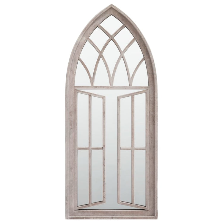 Vidaxl Garden Mirror 70x30 cm Sable de fer -colore