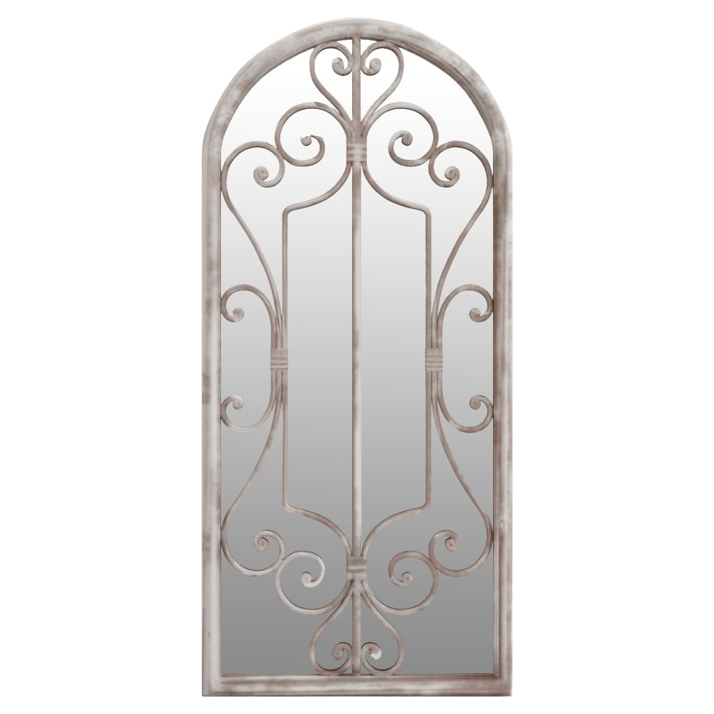 Vidaxl Garden Mirror 100x45 cm de sable de fer -colore
