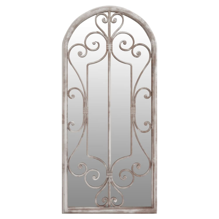 Vidaxl Garden Mirror 100x45 cm de sable de fer -colore